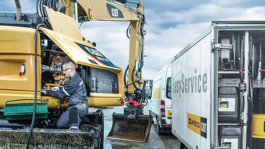 EasyService huoltosopimus Cat-koneille