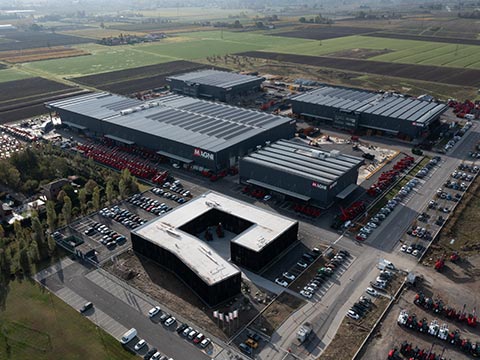 Company headquarters near Bologna